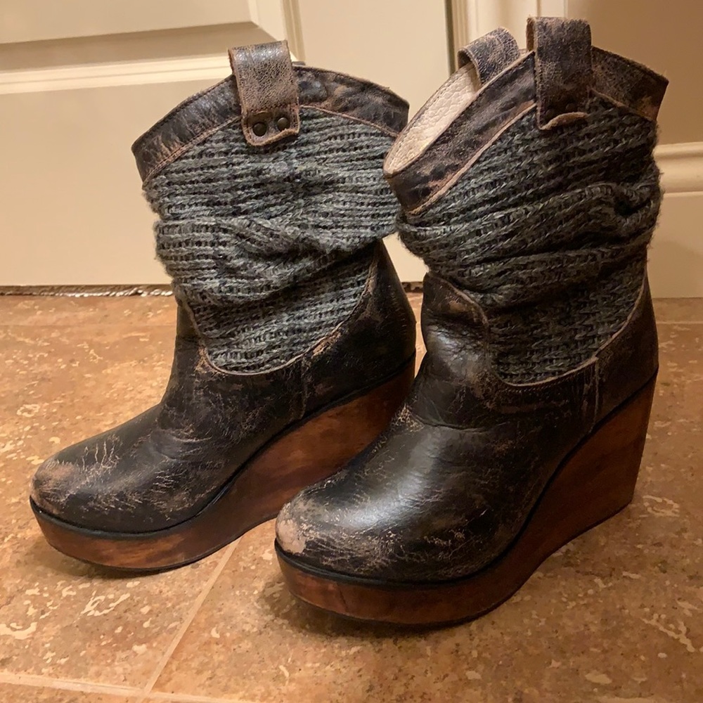 7 Bed Stu Bruges Wedge Boot